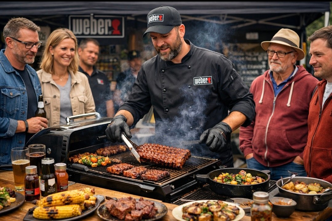 Fire, Flavor & Craft: The Power of weber grillvorführung