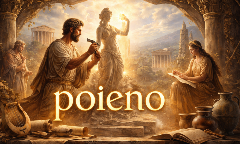 poieno: The Forgotten Root of Creative Action in Greek Minds